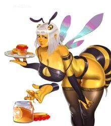 bee female honey sbtdesu tagme wings