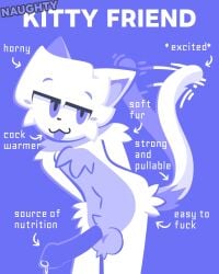 articat artifyber balls cat_ears cat_tail hands_behind_back penis precum tagme text tongue_out