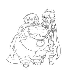 anthro bbw big_breasts breasts cleavage female frisk_lk fur furry huge_breasts overweight tagme thick_thighs wide_hips