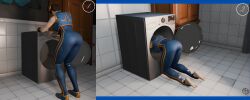 1girls 3d ass ass_focus big_ass black_hair chun-li chun-li_(fortnite) fat_ass female fighting_suit fortnite fortnite:_battle_royale huge_ass laudry_room mature_female shiny_ass slim slim_waist street_fighter thick_ass thighs white_skin