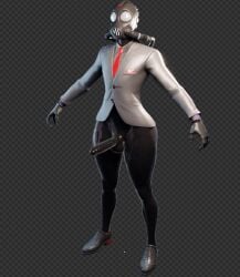 1boy balls bottomless bottomless_male chaos_agent_(fortnite) fortnite male male_only mask masked masked_male penis solo solo_male thick_thighs weiss_nsfw wide_hips