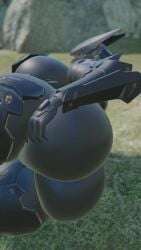 1futa 1girls 3d ambiguous_gender anthro anthrofied ass_focus big_ass big_breasts big_thighs black_body blade_wolf fagottini31 female female_only futa_only futanari gray_body huge_ass huge_breasts huge_thighs machine metal_gear robot solo tail thick_thighs wide_hips