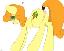 ass blood carrot_top dildo equine friendship_is_magic horse majikplant420 my_little_pony nosebleed pussy sex_toy