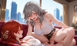 himeko (honkai: star rail) from honkai: star rail by hunwolf