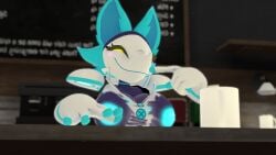 1female 3d 3d_model anthro anthro_female anthro_focus anthro_only behind_counter blue_nipples boobs_out breasts breasts_out cryptiacurves deltarune deltarune_chapter_2 female female_anthro female_focus female_only floating_hands glowing_eyes glowing_genitalia glowing_nipples nipples nipples_out nipples_outside nipples_visible only_female pointing_at_self ripped_clothing short_stack shortstack smug smug_expression smug_eyes smug_face smug_grin smug_smile solo solo_anthro solo_female solo_focus tasque_manager_(cryptiacurves) tasque_manager_(deltarune) tits_out vr vr_media vrc vrchat vrchat_avatar vrchat_media vrchat_model yellow_eyes