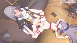 1female 1futa 3d big_penis cum cum_in_pussy cum_leaking doll doll_joints futanari herta_(honkai:_star_rail) highres honkai:_star_rail honkai_(series) hoyoverse massive_penis missionary_position pussy self_upload sirwobligobble size_difference stelle_(honkai:_star_rail) stomach_bulge stretched_pussy tagme trailblazer_(honkai:_star_rail) vaginal_penetration vaginal_sex