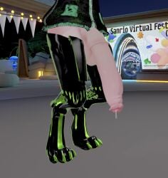 big_balls big_penis cock dick dripping_cum femboy femboy_only furry furry_only green_eyes hanging_balls hanging_penis hoodie horsecock huge_balls huge_cock hung hung_femboy leggings partially_clothed penis precum soft_penis vr vr_media vrchat vrchat_media vrchat_model