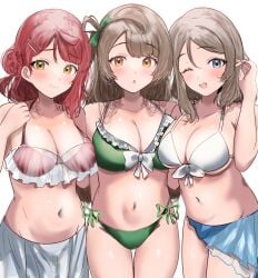 3girls bare_arms bare_belly bare_chest bare_hands bare_hips bare_legs bare_midriff bare_navel bare_shoulders bare_skin bare_thighs belly belly_button bikini bikini_bottom bikini_only bikini_top blue_bikini_bottom blue_eyes blue_eyes_female blush blush_face blush_lines blushed_face blushing_at_viewer blushing_face blushing_female breasts brown_eyebrows brown_eyes brown_eyes_female brown_hair brown_hair_female busty busty_female busty_girl busty_teen cleavage closed_mouth_smile collarbone curvaceous curvaceous_body curvaceous_female curvaceous_figure curvaceous_hips curvaceous_teen curvaceous_thighs curvy curvy_body curvy_female curvy_figure curvy_hips curvy_teen curvy_thighs dot_nose elbows embarrassed embarrassed_exposed_female embarrassed_expression embarrassed_female embarrassed_nude_female exposed_arms exposed_belly exposed_chest exposed_hips exposed_legs exposed_midriff exposed_navel exposed_shoulders exposed_skin exposed_thighs eye_closed eyebrows_visible_through_hair fair_skin female female_focus female_naked female_only fingers frilled_bikini frilled_bikini_top front-tie_bikini front-tie_bikini_top front-tie_swimwear green_bikini green_bikini_bottom green_bikini_top green_hair_ribbon green_hair_tie green_ribbons green_string_bikini green_swimsuit green_swimwear groin hair_bun hair_clip hair_clips hair_ribbon hair_tie hairclip hairclips half_naked half_nude high_resolution high_school_student highres hourglass_figure large_breasts lean_body lean_figure legs legs_closed legs_together light-skined_female light-skinned light-skinned_female light_skin light_skin_female light_skinned light_skinned_female lips long_hair looking_at_viewer looking_seductive looking_sexy love_live! love_live!_nijigasaki_high_school_idol_club love_live!_school_idol_project love_live!_sunshine!! midriff minami_kotori multiple_females multiple_girls naked naked_female naked_woman narrow_waist navel nervous nervous_expression nervous_face nervous_female nervous_smile nude nude_female nudity one_eye_closed one_eye_open open_mouth open_mouth_smile parted_bangs parted_lips partially_naked pink_bikini pink_bikini_top pink_string_bikini pink_swimsuit pink_swimwear red_hair red_hair_female ribbon school_girl school_girls seductive seductive_body seductive_cleavage seductive_eyes seductive_female seductive_gaze seductive_grin seductive_hips seductive_look seductive_looks seductive_smile seductive_smirk seductive_stare seductive_thighs semi_nude sexy sexy_body sexy_eyes sexy_female sexy_hips sexy_look sexy_smile shiny_breasts shiny_hair shiny_legs shiny_skin shiny_thighs shoulders shy shy_expression shy_smile side-tie_bikini simple_background slender_body slender_waist slim_girl slim_waist smile smiley_face smiling smiling_at_viewer smirk smooth_skin standing string_bikini sunya_(honorin-yuunibo) swimsuit swimwear teen_girl teenage_girl teenage_girls teenager thick_thighs thigh_gap thighs thin_waist tongue uehara_ayumu upper_body upper_teeth v-line watanabe_you white_background white_bikini white_bikini_top white_string_bikini white_swimsuit wide_hips wink winking winking_at_viewer winking_eye