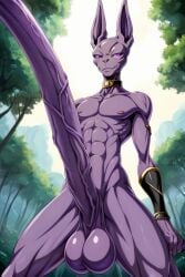 ai_generated anthro balls beerus big_balls big_penis cat_humanoid cock cocky69 dragon_ball_super excessive_size god_of_destruction hyper_penis long_penis muscular muscular_anthro penis veiny_penis