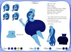 big_breasts blue blue_eyes bubble_butt character_sheet earthling00 valerie_(earthling00)