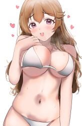 1girls bare_arms bare_belly bare_chest bare_hands bare_hips bare_midriff bare_navel bare_shoulders bare_skin bare_thighs belly belly_button bikini bikini_bottom bikini_only bikini_top blush blush_face blush_lines blushed_face blushing_at_viewer blushing_face blushing_female breasts brown_eyebrows brown_hair brown_hair_female busty busty_female busty_girl busty_teen cleavage collarbone dot_nose elbows embarrassed embarrassed_exposed_female embarrassed_expression embarrassed_female exposed_arms exposed_belly exposed_chest exposed_hips exposed_midriff exposed_navel exposed_shoulders exposed_skin exposed_thighs eyebrows_visible_through_hair fair_skin female female_focus female_only fingers hair_between_eyes hair_clip hair_clips hairclip hairclips hand_on_breast hand_on_chest hand_on_own_breast hand_on_own_chest high_resolution high_school_student highres konoe_kanata large_breasts lean_body lean_figure light-skined_female light-skinned light-skinned_female light_skin light_skin_female light_skinned light_skinned_female long_hair looking_at_viewer looking_down looking_down_at_viewer love_live! love_live!_nijigasaki_high_school_idol_club midriff narrow_waist navel open_mouth parted_lips purple_eyes purple_eyes_female school_girl seductive_body seductive_cleavage seductive_hips shoulders simple_background slender_body slender_waist slim_girl slim_waist smooth_skin solo standing string_bikini sunya_(honorin-yuunibo) sweat sweatdrop sweating sweaty sweaty_belly sweaty_body sweaty_breasts swimsuit swimwear teen_girl teenage_girl teenager thighs thin_waist tongue underboob upper_body upper_teeth wet wet_belly wet_body wet_breasts white_background white_bikini white_bikini_bottom white_bikini_only white_bikini_top white_string_bikini white_swimsuit white_swimwear