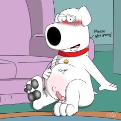 1:1 20th_century_fox 20th_century_studios anthro belly belly_inflation bodily_fluids brian_griffin canid canine canis crying domestic_dog family_guy feet foot_fetish fox_corporation fuzzy_door_productions hi_res hindpaw inflation male male_focus male_only mammal pain paws pregnant pregnant_male rapid_pregnancy scared shocked solo tears werewolf28081999