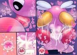 bronto_burt cum cum_in_pussy cum_inside cute kirby kirby_(series) nintendo pussy