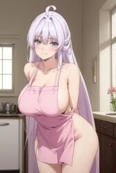 ai_generated apron_only blush cute knight kureha_clyret reddit redo_of_healer