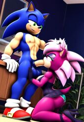 ai_generated ass blue_body breasts incest incest_(lore) magenta_fur male/female pink_hair sex sonia_the_hedgehog sonic_(series) sonic_the_hedgehog sonic_the_hedgehog_(series) sonic_underground straight veiny_penis