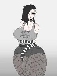 busty goth okioppai pandora pandora_(okioppai)