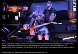 2013 3d alien asari beard bent_over blue_hair breasts commander_shepard edi english_text facepalm facial_hair fellatio female frown hair human humor jeff_moreau liara_t'soni machine male mass_effect mass_effect_3 mechanical oral oral_sex penetration red-tinted_eyewear robot sex tagme text tinted_eyewear visor