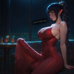 ... 1futa absurdres ai_generated alcohol amiiari arm_support armpit_crease baldur's_gate_3 bangs bare_arms bare_shoulders big_breasts big_penis black_hair blunt_bangs blush braid braided_ponytail breasts brown_hair bulge bulge_through_clothing bulge_under_clothes city_lights cityscape cleavage closed_mouth collarbone couch covered_navel covered_nipples cup curtains curvy detailed dress drinking_glass elf english_text erection erection_under_clothes erection_under_clothing erection_under_dress futanari gigantic_penis glass green_eyes hair_ornament horse_penis horsecock horsecock_futa huge_breasts huge_cock hyper_penis indoors large_breasts large_penis leaning_back lips long_hair long_penis looking_at_viewer looking_to_the_side massive_penis multi-tied_hair night night_sky parted_lips penis penis_outline penis_silhouette penis_to_the_knees penis_under_clothes penis_under_dress pent_up pointy_ears ponytail precum red_dress shadowheart shadowheart_(baldur's_gate) sideboob sidelocks sitting skindentation sky sleeveless sleeveless_dress solo spaghetti_strap strap_gap stretched_clothing sweatdrop table tenting testicles thick_thighs thighs throbbing_penis twitching_penis unwanted_erection veins very_long_hair voluptuous window