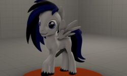 2013 3d animal_ears dubhoofz equine friendship_is_magic hair horse male my_little_pony nude open_mouth original penis pony purple_eyes smile wings