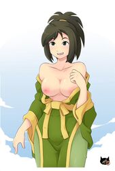 a-y-b avatar_the_last_airbender big_breasts breasts chinese_clothes clothing female female_only human jin_(avatar) medium_breasts smooth_skin solo tagme