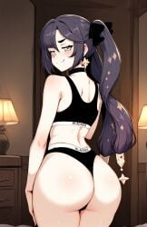 mona (genshin impact) from blacked by blackedcommiss1