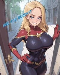 captain marvel from marvel by kinia