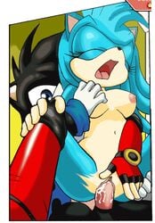 animated anthro bbmbbf becky_the_hedgehog black_fur blue_eyes blue_fur boots cum cum_in_pussy cum_inside feline female footwear frostcat fur furry gloves hedgehog male mammal original_character palcomix penetration penis purity_the_hedgehog pussy sega sex sonic_(series) terrenslks vaginal_penetration