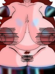 big_breasts exibitionism girlfriend_(friday_night_funkin) vagina