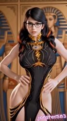 1girls 3d ai_generated animated bayonetta bayonetta_(character) bayonetta_2 bending_forward bending_over big_ass cameltoe cuffs dancing dark_hair female firearm focus gloves jonster583 music nintendo pistol pistols pussy self_spanking short_hair solo solo_female solo_focus sound sound_edit tagme twerking video