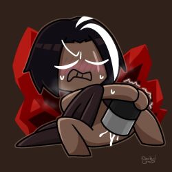 dark choco cookie from cookie run by darkerload