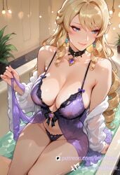 navia (genshin impact) from genshin impact by lewdrune
