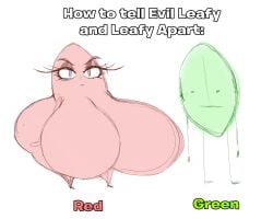animate_inanimate battle_for_bfb battle_for_bfdi battle_for_dream_island battle_for_dream_island_again bfb bfdi bfdia evil_leafy_(bfdi) fromariels huge_boobs huge_breasts hyper hyper_ass hyper_breasts hyper_butt jacknjellify jnj leafy_(bfdi) massive_ass massive_breasts massive_butt meme object_show object_show_community object_shows osc shitpost text