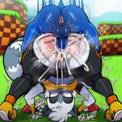 ahe_gao ai_generated anthro ass big_ass big_butt blue_body blue_fur bodysuit clothing cum_in_pussy cum_inside dick doggy_style female from_behind from_behind_position idw_comics idw_publishing lemur madroshi male male/female mammal mobian_(species) penetration penis sega sex sonic_(series) sonic_the_hedgehog sonic_the_hedgehog_(comics) sonic_the_hedgehog_(idw) sonic_the_hedgehog_(series) tail tail_grab tangle_the_lemur white_fur