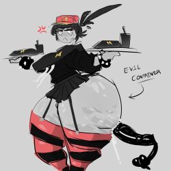 oc from mcdonald's by greaseyhair