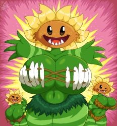 primal sunflower (pvz) from plants vs zombies by lanjin4982