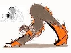 ass big_ass big_butt bubble_ass bubble_butt cat_stretch dat_ass dat_butt dispatch_(game) fat_ass fat_butt flambae gay huge_ass huge_butt ironicorange large_ass large_butt male round_ass round_butt solo stretching thick_ass thick_butt