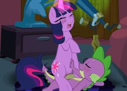 animated blush buttercup_saiyan closed_eyes cum cute_fang dragon equine female friendship_is_magic horn horse magic male my_little_pony open_mouth penetration penis pussy pussy_juice sex smooth_skin spike_(mlp) straight twilight_sparkle_(mlp) uncensored unicorn vaginal_penetration