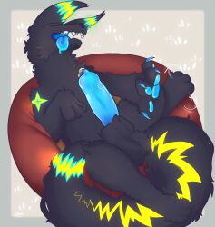 absurd_res animal_genitalia animal_penis balls black_body black_fur bodily_fluids cactie canid canine canine_genitalia canine_penis claws digital_media_(artwork) drooling eeveelution erection feral fluffy fluffy_tail fur generation_2_pokemon genital_fluids genitals glowing glowing_genitalia glowing_markings glowing_pawpads glowing_penis glowing_tongue hi_res knot knot_in_sheath knotted_penis leaking leaking_penis leaking_precum lying male male_only mammal markings nintendo nude on_back open_mouth pawpads paws penile penis pokemon pokemon_(species) precum saliva sheath simple_background sleeping solo spike_lightning tail teeth tongue tongue_out tuft twitching umbreon