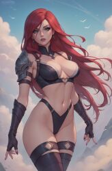 katarina du couteau from league of legends by flowerxl