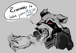 rocket raccoon from guardians of the galaxy
