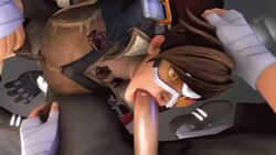 1boy 1girls 3d animated breasts bullet_hole bullet_holes crossover dead death death_battle deepthroat fellatio female female_death gore gurochanop human injury male male_pov necrophilia no_sound nudity oral overwatch penis pov rape scout scout_(team_fortress_2) snuff straight team_fortress_2 tracer video