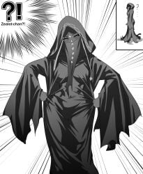 1girls arabian arabian_clothes arabian_female ass_visible_through_clothes big_ass breasts_visible_through_clothing covering_mouth curvy emotionless fate/strange_fake fate_(series) fully_clothed hijab hijabi hoodie huge_breasts icantdravv muslim muslim_female no_name_assassin_(fate) simple_background tight_clothing