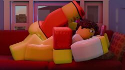 2boys 3d animated ass bitelock bottomless busy distracted distracted_sex elliot_(work_at_a_pizza_place) forsaken_(roblox) gay loop male male/male male_only occupied occupied_mind penis phone prone_bone roblox roblox_game robloxian shedletsky shorter_than_30_seconds tagme video work_at_a_pizza_place