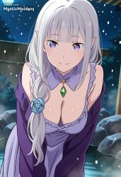 emilia (re:zero) from patreon by mystic maidens