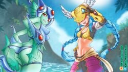 minervamon from digimon by burbdoodles