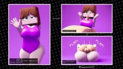 1boy 1girls 3d 3d_(artwork) alternate_version_available anus ass ass_focus balls big_ass big_breasts big_butt big_penis breasts cock comic comic_panel dialogue female female_focus genitals hi_res high_resolution highres huge_ass huge_breasts jenny_belle_(slipperyt) looking_at_viewer male male/female male_penetrating male_penetrating_female mating_press minecraft motion_lines multiple_poses paizuri penis plap plap_(sound) pressing_breasts purple_background purple_clothing purple_swimsuit pussy reaper21cry sfm small_dom_big_sub smaller_male smile smiling sound_effects source_filmmaker source_filmmaker_(artwork) standing swimsuit thick_ass thick_hips thick_thighs voluptuous voluptuous_body voluptuous_female waving_at_viewer waving_hand