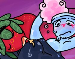 before_sex boxers bulge consensual consent dandy's_world finn_(dandy's_world) hesitant leaking_precum sleep_play sleeping sprout_(dandy's_world) strawberry