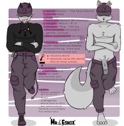2025 absurd_res anthro bottomwear canid canine canis cargo_pants claws clothing demon digital_drawing_(artwork) digital_media_(artwork) esmox_(mr_esmox) footwear fur genitals grey_body grey_fur hi_res horn male male_only mammal mr_esmox pants penis self_insert shirt shoes simple_background solo tail toe_claws topwear wolf