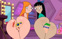 artist_request ass candace_flynn disney disney_channel huge_ass phineas_and_ferb presenting_ass presenting_hindquarters source_request stacy_hirano tagme uncensor_request