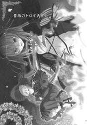 aneko_no_techo black_and_white k-ten koume_keito monochrome rozen_maiden shinku suigintou tagme